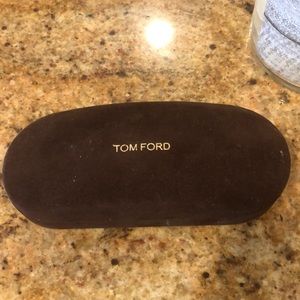 Tom Ford eyeglass case brown